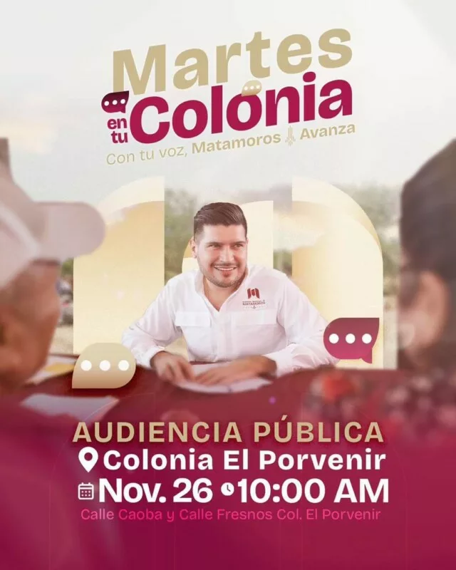 Alcalde Alberto Granados impulsa cercanía con los ciudadanos mediante “Martes en tu Colonia” en El Porvenir