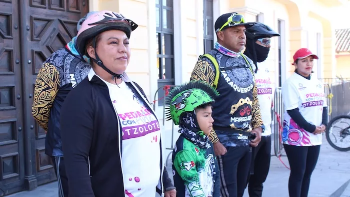 Celebración de la Rodada «Pedalea con Arte» en la Ruta Turística de los Monumentales Murales de Otzolotepec