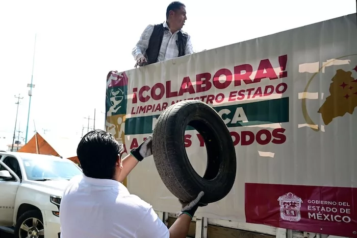 Retiran más de 10 mil llantas y 1, 800 toneladas de basura de las calles con el Programa “Limpiemos Nuestro EdoMéx”