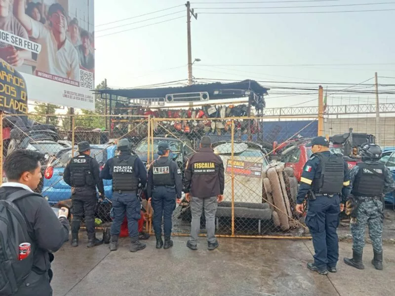 Mega operativo en Edoméx: aseguran explosivos, vehículos robados y droga en 13 inmuebles