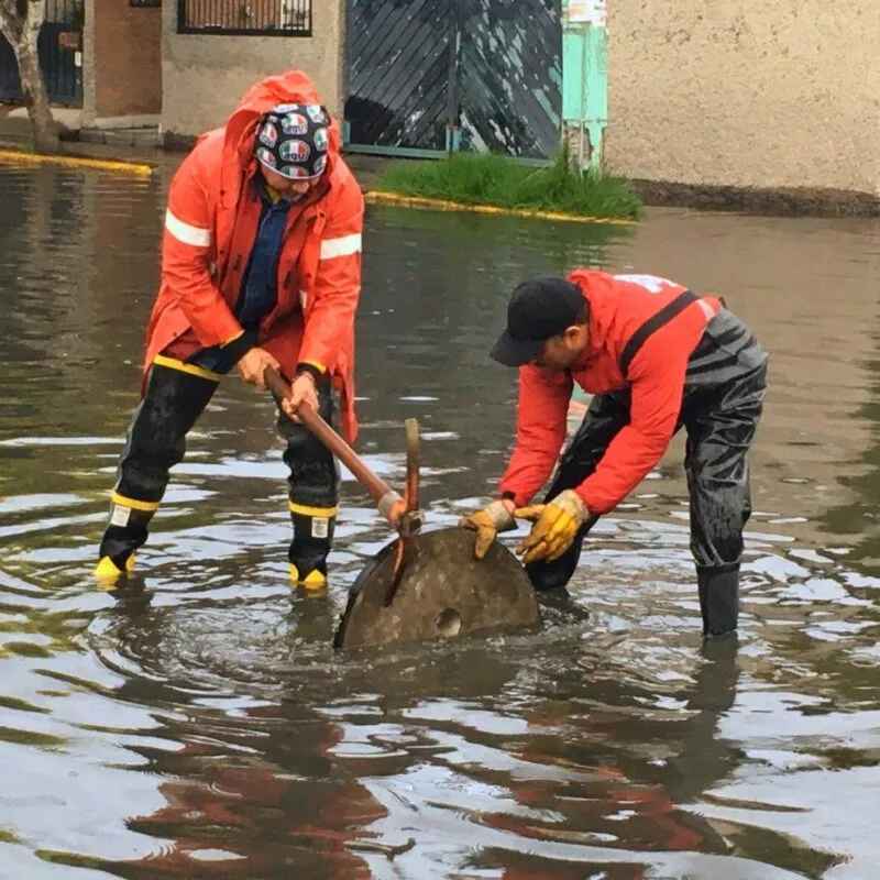 Ante la amenaza de las lluvias! Instalan seis campamentos de Grupo Tláloc en Ecatepec