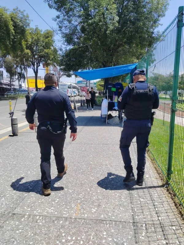 Refuerzan seguridad en Zona Norte de Toluca con Operativo Rastrillo