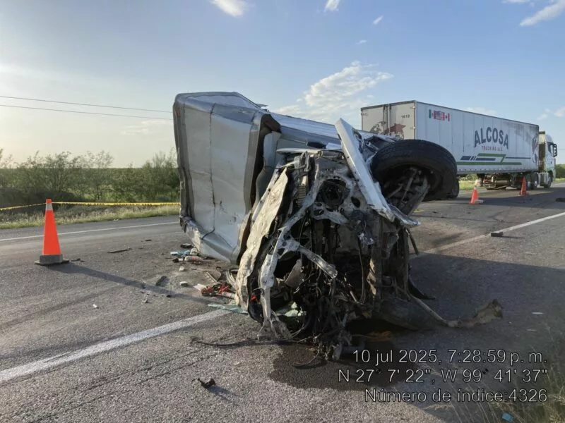 Un accidente más en la Monterrey Nuevo Laredo deja un conductor sin vida