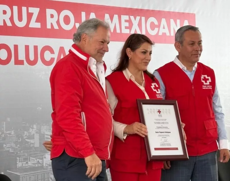 Fortalece Rocío Pegueros Velázquez red de atención humanitaria en Toluca