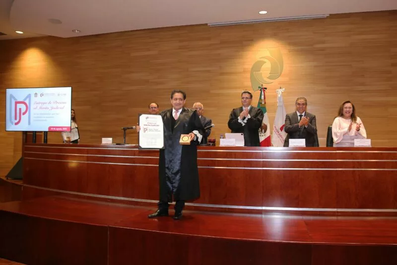 PJEdomex reconoce trayectoria de Magistrados,  referentes de la judicatura estatal