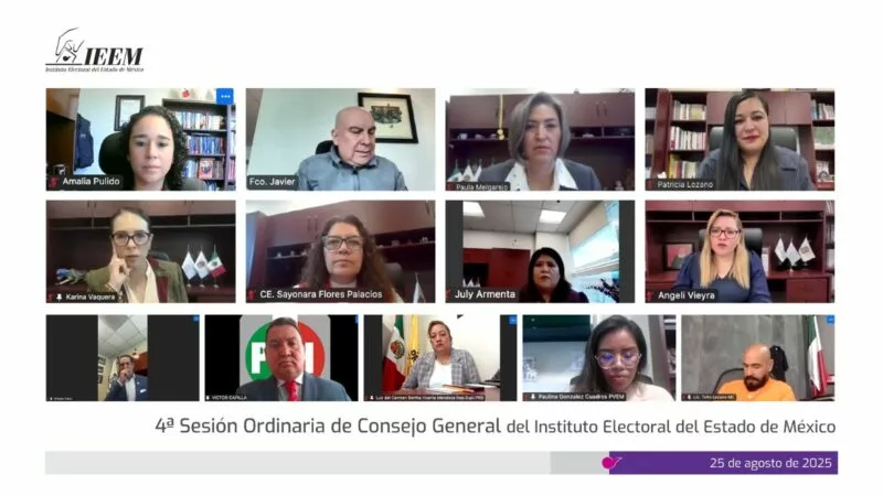 El IEEM asegura que las acciones programadas en el calendario electoral, tienen  un avance del 98.8 por ciento