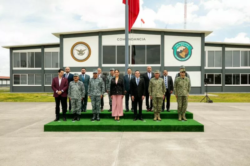 Inaugura Gobernadora Libia Dennise instalaciones de la Guardia Nacional en Salamanca