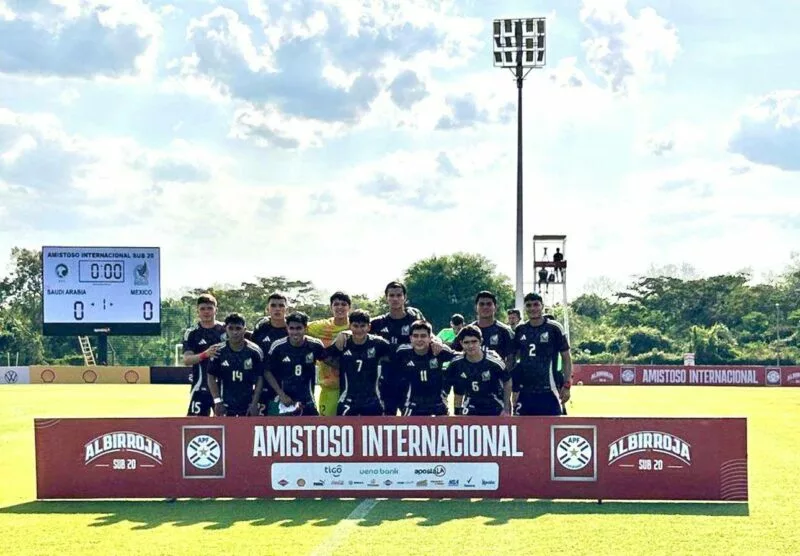 La Selección Nacional de México Sub-20 vence a Arabia Saudita en partido de preparación previo a la Copa del Mundo en Chile 2025