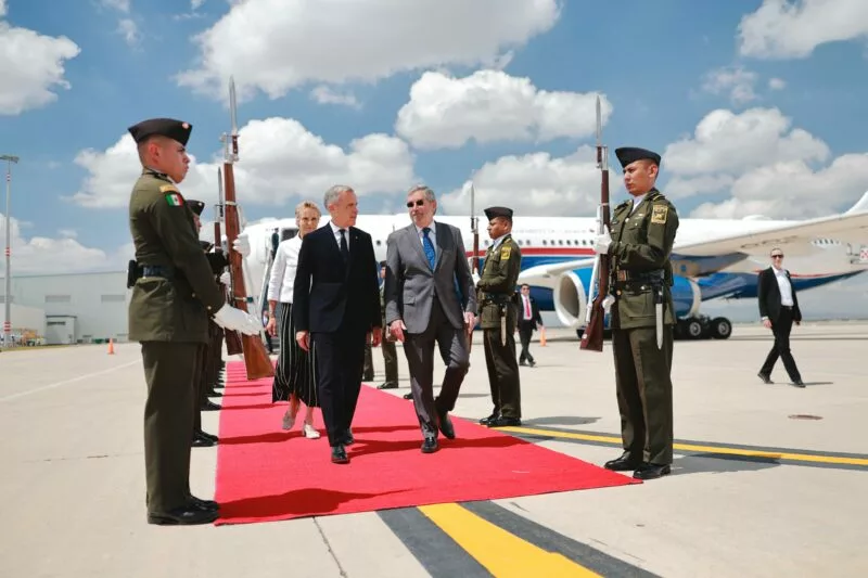 Recibe canciller De la Fuente al primer ministro de Canadá, Mark Carney, quien realiza visita de trabajo de dos días a México