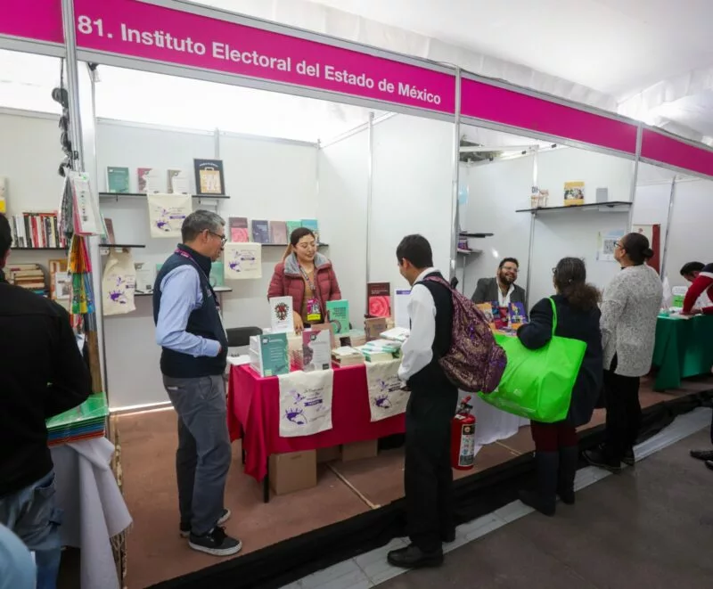 IEEM presente en la feria Internacional del libro del Estado de México 2025