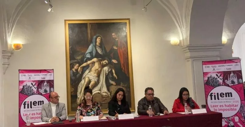 Gobierno del Estado de México, UAEMéx y Ayuntamiento de Toluca presentan la Feria Internacional del Libro Estado de México 2025