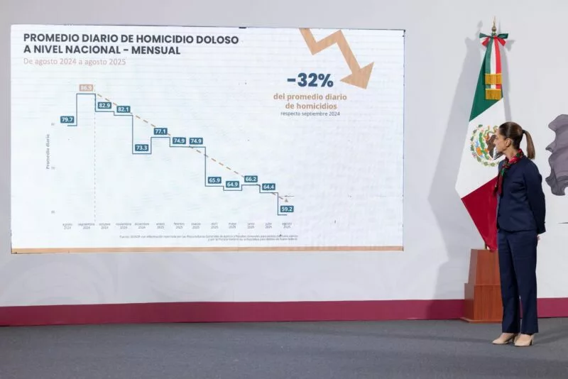 Dan a conocer resultados favorables en materia de seguridad en el país