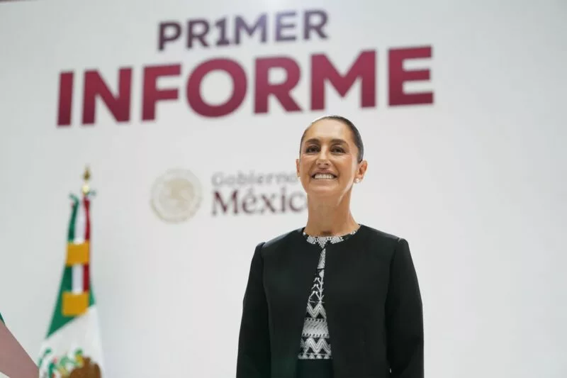 «Vamos bien y vamos a ir Mejor» afirma en su primer informe Claudia Sheinbaum