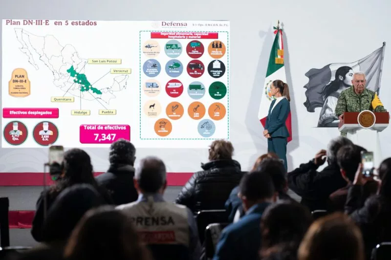 Gobiernos de los tres niveles atienden población afectada por lluvias en varias entidades del país
