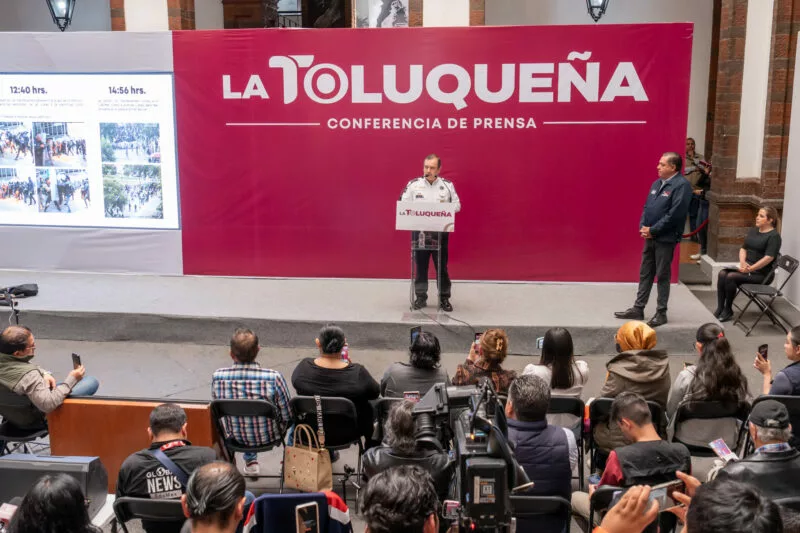 Actuó Gobierno municipal con responsabilidad y claridad para proteger a la población ante los hechos ocurridos el 2 de octubre en Toluca