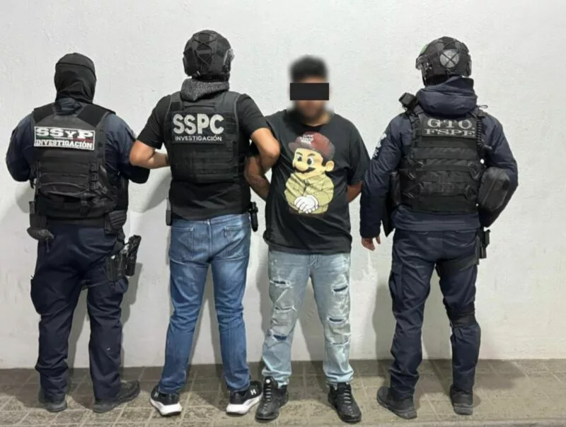 Secretaría de Seguridad y Paz logra captura en operativo conjunto de presunto generador de violencia y objetivo prioritario en Dolores Hidalgo