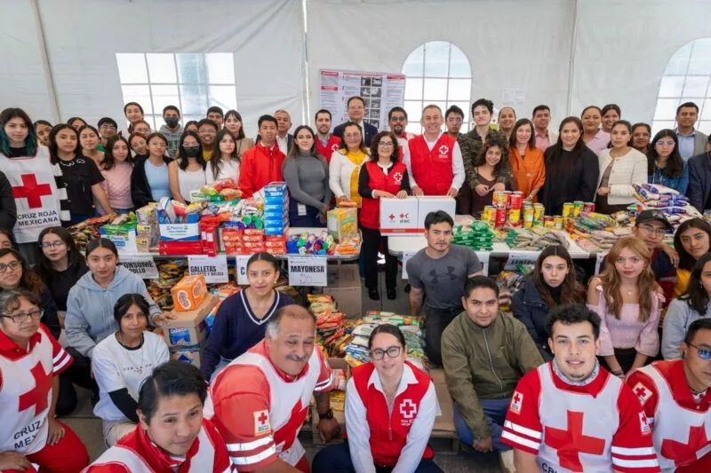 UAEMéx y Cruz Roja Mexicana suman esfuerzos en beneficio de damnificados por lluvias en Veracruz
