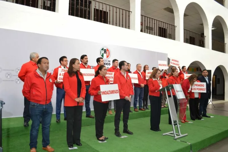 A consulta popular el Tarifazo de Morena; exige el PRI del Estado de México