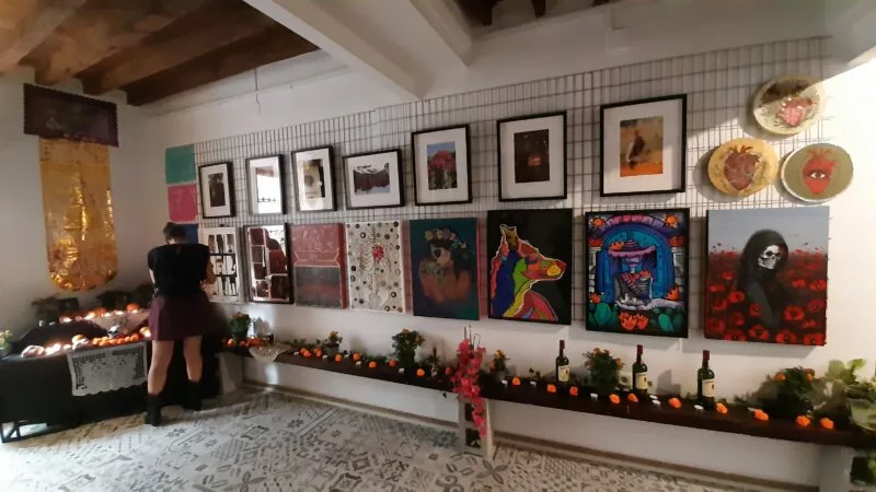 México presente en Málaga  con la ofrenda de Muertos