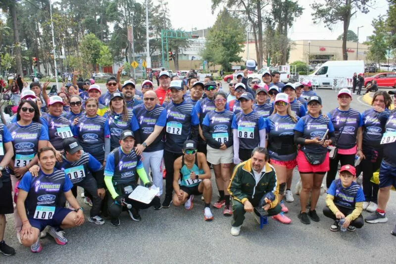 Todo un éxito la Segunda Carrera “Periodistas en Movimiento” en Toluca