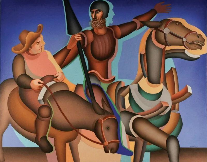 Cabalgan Don Quijote y Sancho en Tlalpan con Jornadas Artísticas Cervantinas