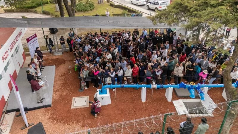 Concluye rehabilitación del pozo Corredor Industrial, se abastecerá agua de manera gradual en Atzcapotzaltongo