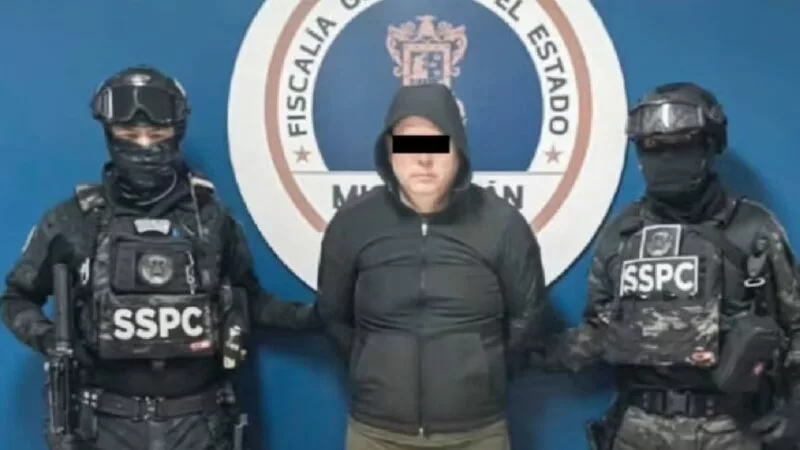 Detenido Jorge Armando “N”, alias “El Licenciado” presunto actor intelectual de asesinato de Carlos Manzo