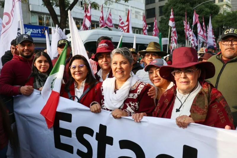 Más que mitin, los mexicano fuimos a celebrar siete años de transformación y reiterar el apoyo a nuestra presidenta Claudia Sheinbaum: LuzMa Hernández