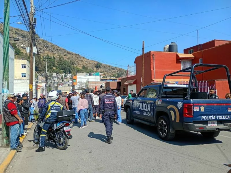 Atiende Dirección de Seguridad y Protección de Toluca incidente en Santiago Miltepec, mantiene vigilancia en el lugar