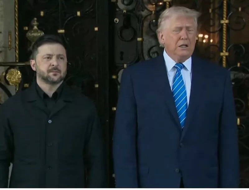 Trump y Zelenski Conversan sobre Garantías de Seguridad para Ucrania en Mar-a-Lago