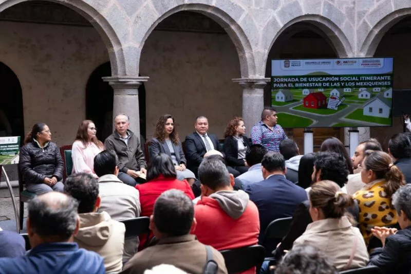 PJEdomex brinda certeza jurídica a las  familias en el Valle de Toluca