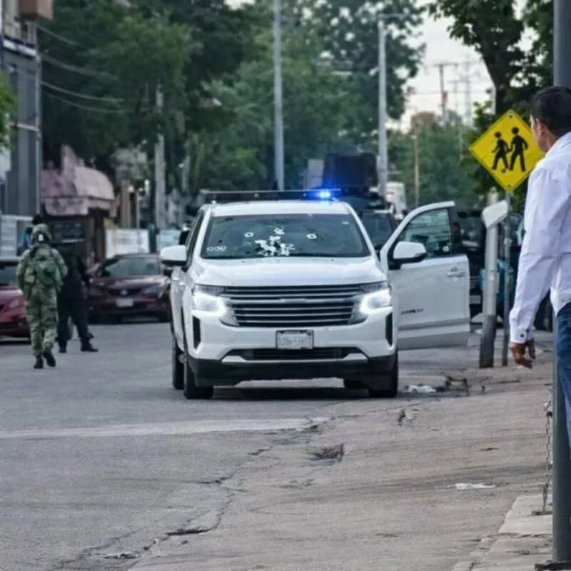 Ataque contra el Secretario de Seguridad Pública y Transito Municipal de Culiacan Alejandro Bravo Martínez