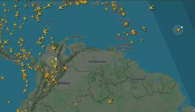 Espacio Aéreo de Venezuela Sin Vuelos Aéreos Tras Incursión Militar de Estados Unidos