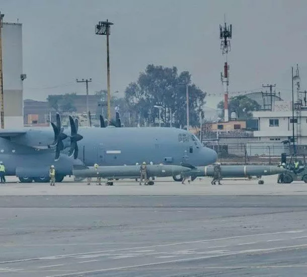 La Secretaría de Seguridad de México aclara presencia de un avión Hércules C-130 en el Aeropuerto de Toluca