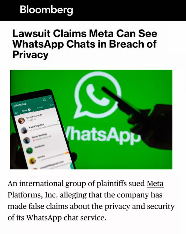 Última Hora: “Meta” Puede Leer Chats Privados de WhatsApp, Contradiciendo Promesas de Cifrado