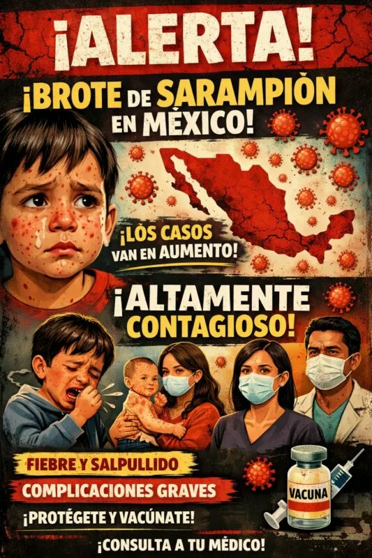 Aumento de Casos de Sarampión en México: Un Llamado a la Prevención