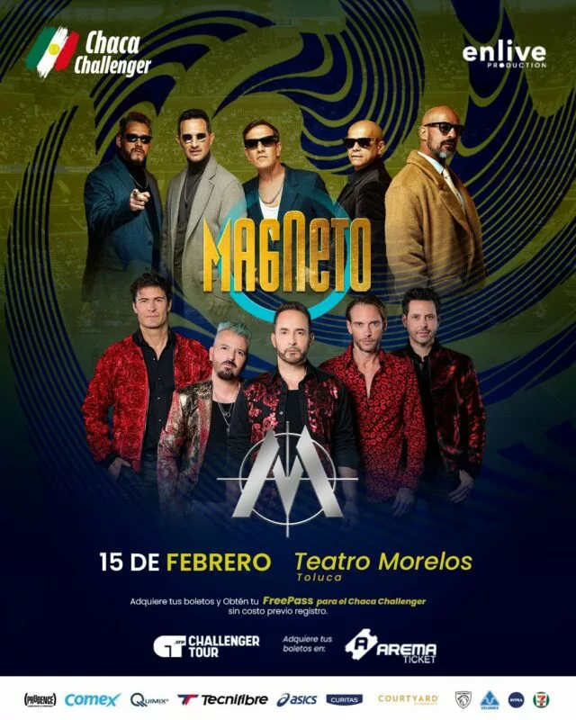 Magneto y Mercurio reviven el pop noventero en Toluca