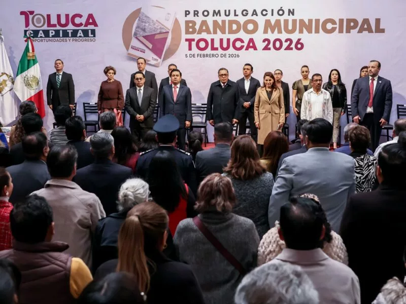 Ricardo Moreno pone a Toluca a la vanguardia al promulgar el Bando Municipal 2026 en cinco versiones incluyentes y en digital