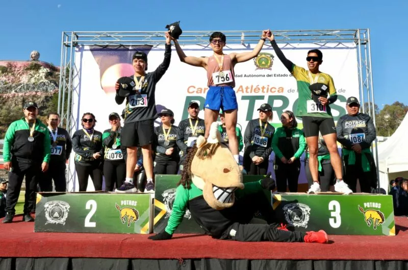 Más de 2 mil 200 corredores dan vida a la Carrera Atlética Comunidad Potros 2026 de la UAEMéx