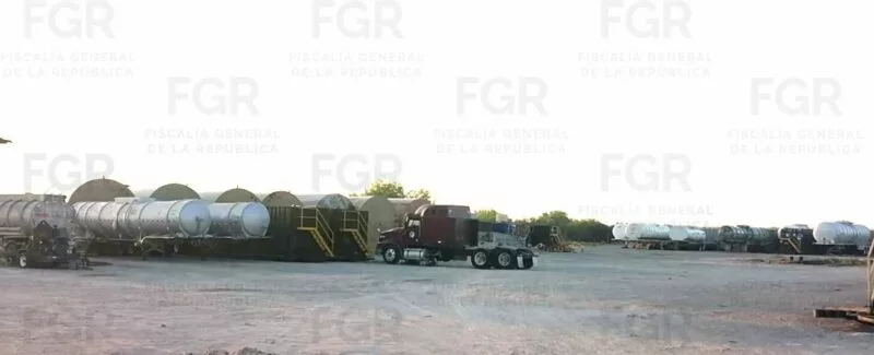 La Fiscalía General de la República asegura alrededor de dos millones 189 mil litros de hidrocarburo en Reynosa