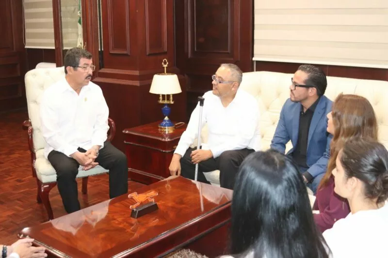 Importante Reunión entre el Rector de la UAT y Magistrados del Poder Judicial