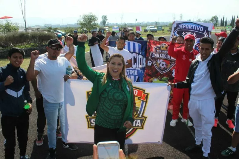 Ana Muñiz arranca Mundial de Barrios como eje del programa Mundial Social 2026 en San Mateo Atenco