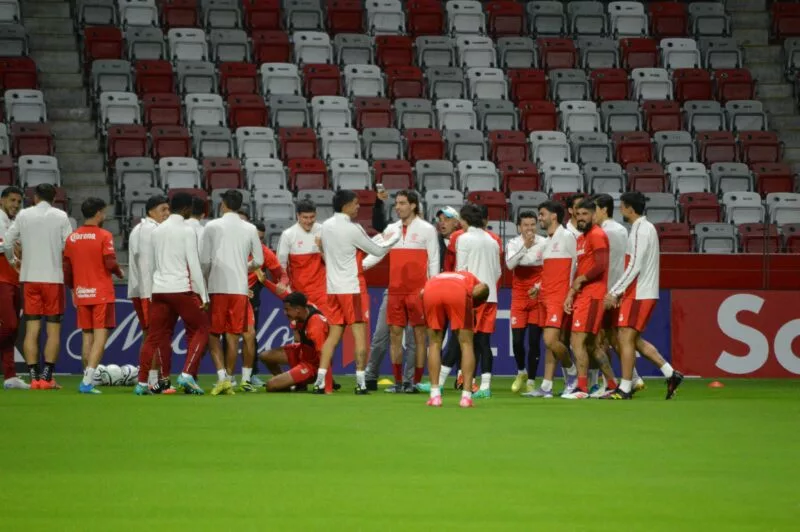 Diablos listos: unión, confianza y gran ambiente previo al duelo internacional contra el LA Galaxy