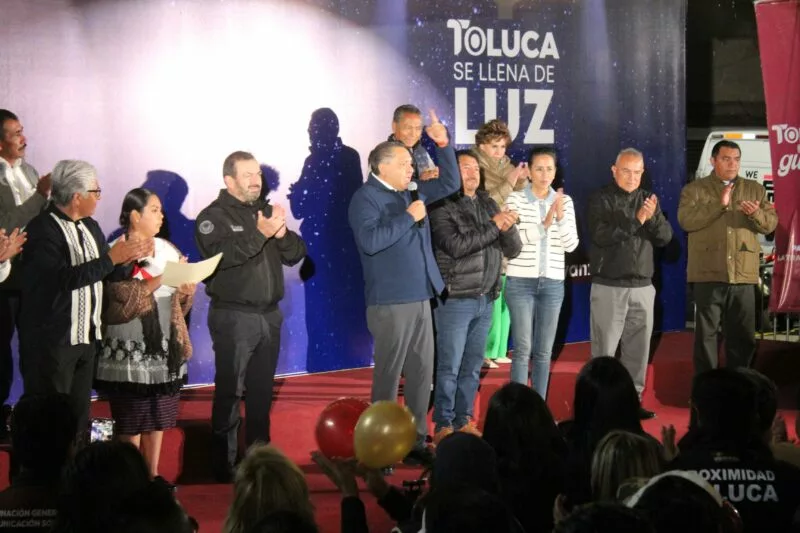 Toluca refuerza política de cercanía y obras comunitarias en San Andrés Coexcontitlán