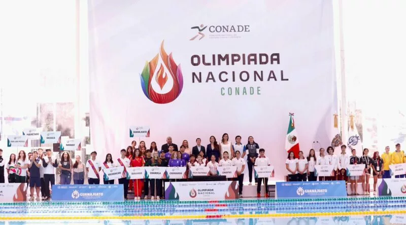 “El triunfo está en la pasión”: Libia inaugura la Olimpiada de Natación CONADE