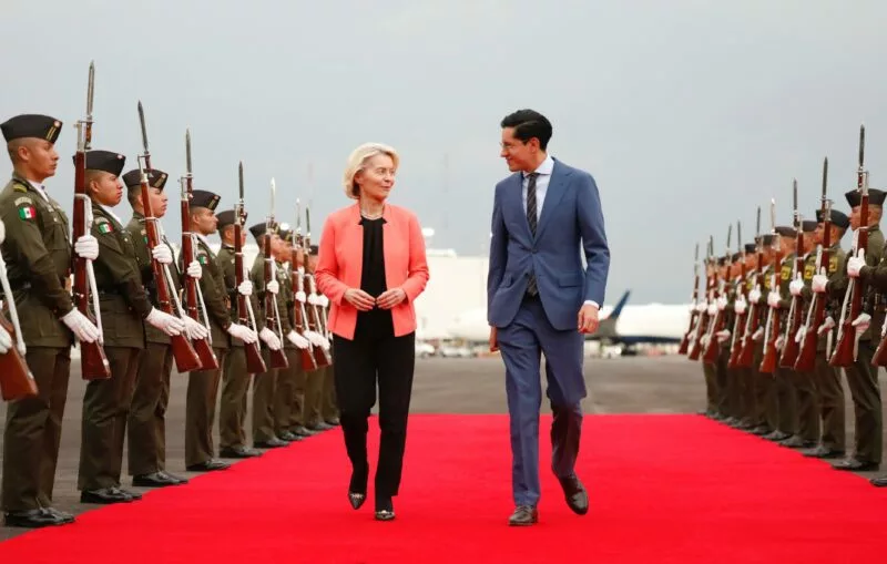 Recibe secretario Roberto Velasco a líderes de la Unión Europea que realizan visita oficial a México