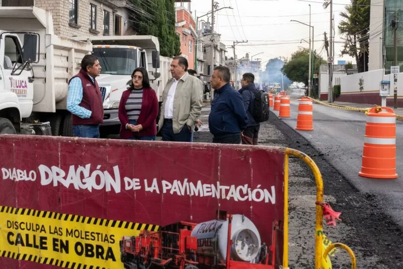 Supervisa Ricardo Moreno avance del «Diablo Dragón” en Laguna de Siete Colores