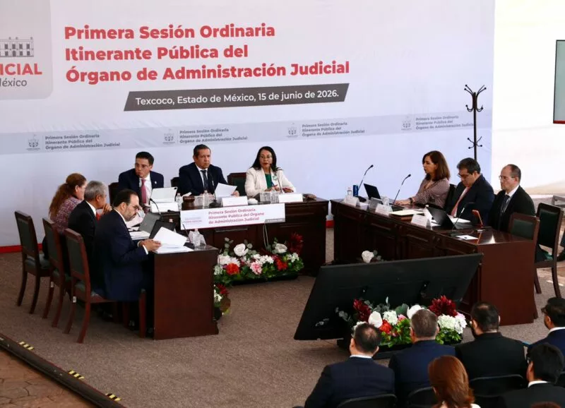 Órgano de Administración Judicial del PJEdomex realizó primera Sesión Ordinaria Pública e Itinerante