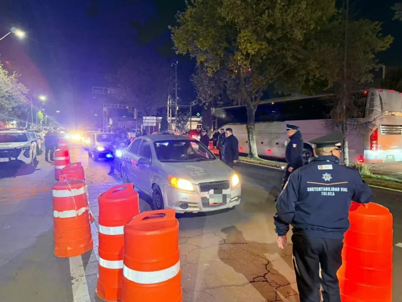 Mantiene Toluca operativos antialcohol en favor de la vida y la seguridad de la población