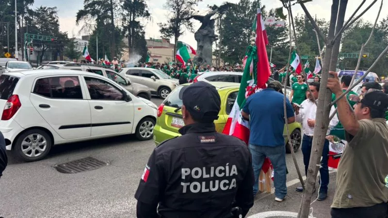 Celebra Toluca en calma y tranquilidad el triunfo de la Selección Mexicana